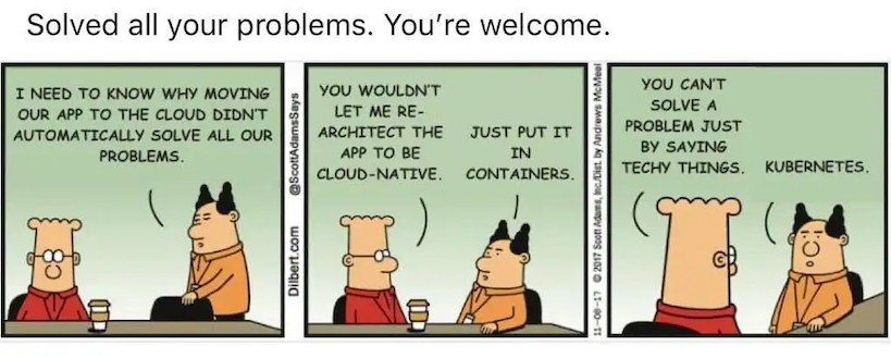Meme about Cloud Native